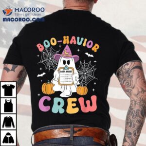 Retro Boo-havior Crew Behavior Analyst Halloween Aba Rbt Shirt