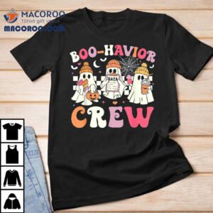 Retro Boo Havior Crew Behavior Analyst Halloween Aba Rb Tshirt