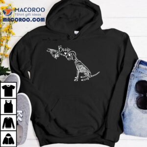 Retro Cute Skeleton Hand Boop Dog Funny Halloween Tshirt