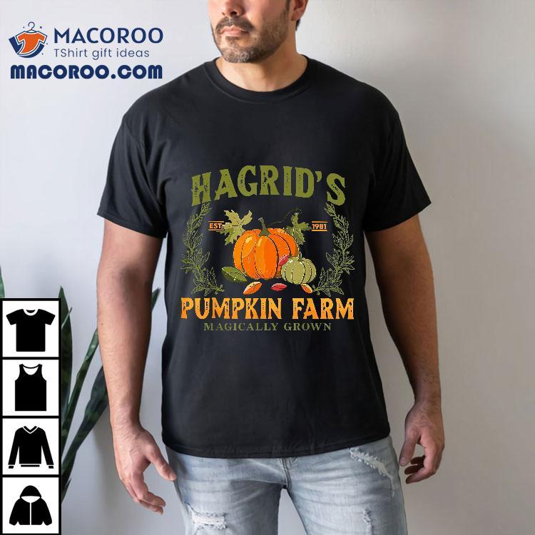 Retro Fall Hagrid’s Pumpkin Farm Autumn Halloween Shirt Retro Fall Hagrid’s Pumpkin Farm Autumn Halloween Shirt
