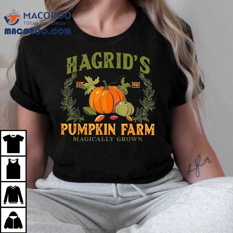 Retro Fall Hagrid’s Pumpkin Farm Autumn Halloween Shirt Retro Fall Hagrid’s Pumpkin Farm Autumn Halloween Shirt