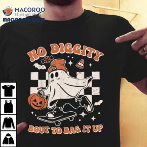 Retro Halloween Ghost No Diggity Bout To Bag It Up Shirt Retro Halloween Ghost No Diggity Bout To Bag It Up Shirt