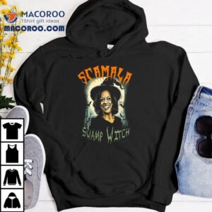 Scamala Swamp Witch Funny Anti Kamala Harris Halloween Tshirt