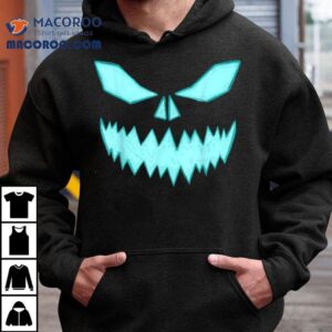 Scary Spooky Halloween Jack O Lantern Face Pumpkin Boys Shirt