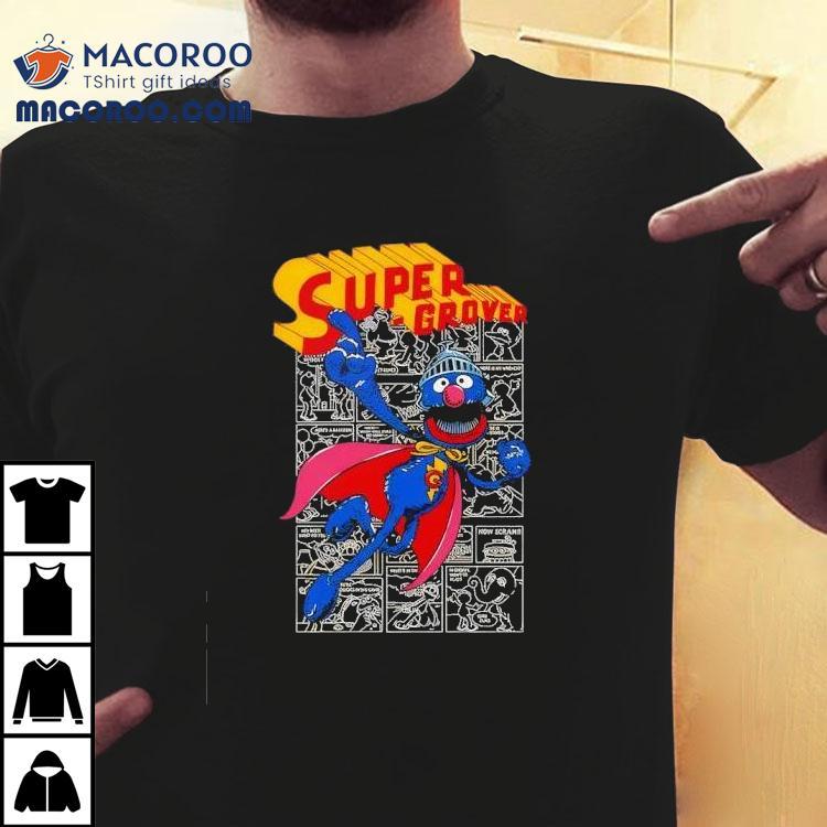 Sesame Street Super Grover Shirt Sesame Street Super Grover Shirt