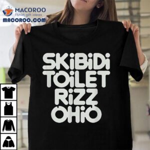 Skibidi Toilet Rizz Ohio Funny Meme Retro Vintage Birthday Shirt