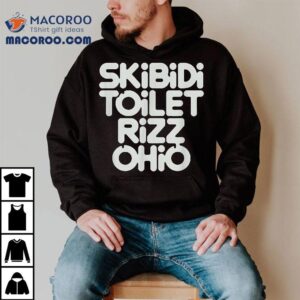 Skibidi Toilet Rizz Ohio Funny Meme Retro Vintage Birthday Tshirt