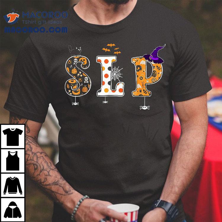 Speech Language Pathologist Therapy Slp Halloween Shirt Speech Language Pathologist Therapy Slp Halloween Shirt
