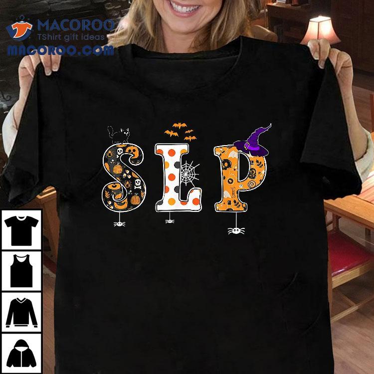 Speech Language Pathologist Therapy Slp Halloween Shirt Speech Language Pathologist Therapy Slp Halloween Shirt