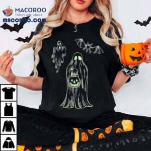 Spooky Ghost Halloween Glow In Dark Shirt
