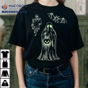 Spooky Ghost Halloween Glow In Dark Shirt