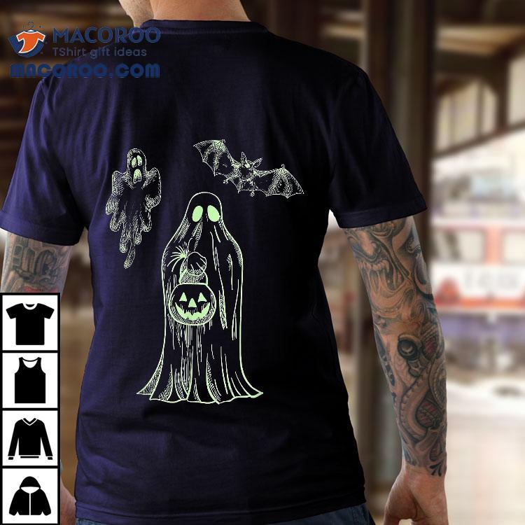 Spooky Ghost Halloween Glow In Dark Shirt Spooky Ghost Halloween Glow In Dark Shirt