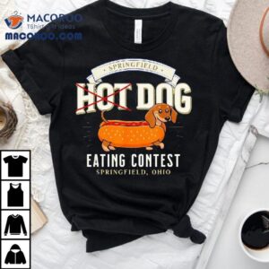 Springfield Hot Dog Eating Contest Springfield Ohio Tshirt