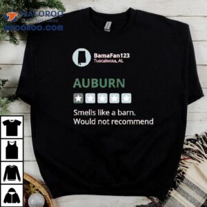 Suburn Smells Like A Barn Would Not Recommend Shirt 2 Suburn Smells Like A Barn Would Not Recommend Tshirt