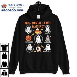 Tal Health Ghost Halloween Therapist School Psychologis Tshirt