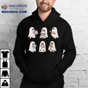 Teacher Halloween Ghost Read More Books Reading Books Tshirt