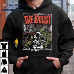 The Locust Apocalypse Post Party Skull Tshirt