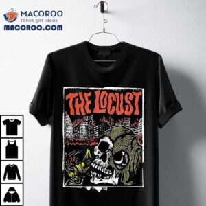 The Locust Apocalypse Post Party Skull Tshirt