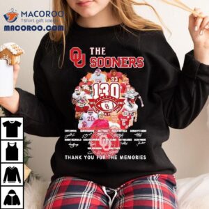 The Oklahoma Sooners Thank You For The Memories Tshirt