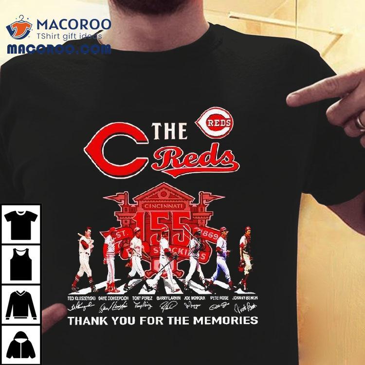 The Reds Signatures Thank You For The Memories Shirt The Reds Signatures Thank You For The Memories Shirt