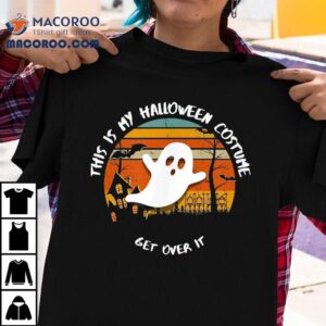 This Is My Halloween Costume Funny Ghost Novelty Design Shirt