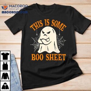 This Is Some Boo Sheet Ghost Retro Funny Halloween Costume Shirt