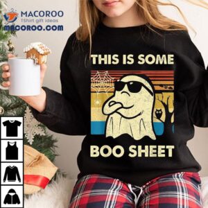 This Is Some Boo Sheet Ghost Retro Funny Halloween Shirt