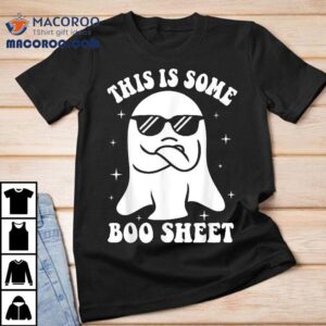 This Is Some Boo Sheet Ghost Retro Halloween Costume Shirt
