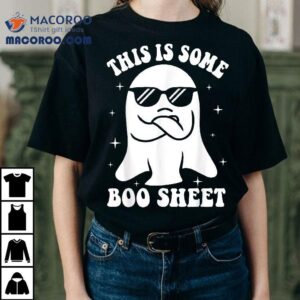 This Is Some Boo Sheet Ghost Retro Halloween Costume Tshirt