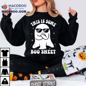 This Is Some Boo Sheet Ghost Retro Halloween Costume Tshirt