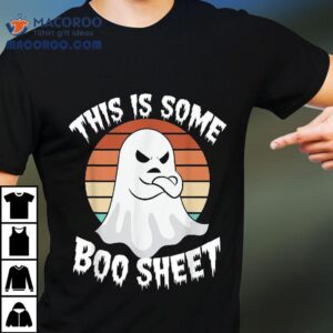 This Is Some Boo Sheet Ghost Retro Halloween Funny Shirt