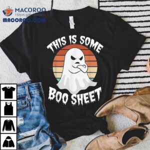 This Is Some Boo Sheet Ghost Retro Halloween Funny Shirt