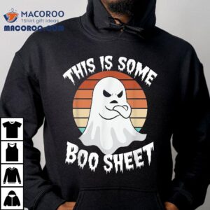 This Is Some Boo Sheet Ghost Retro Halloween Funny Tshirt