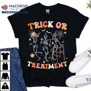 Trick Or Treatt Pt Physical Therapy Therapist Halloween Shirt