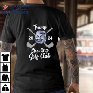 Trump Shooting Golf Club Tshirt