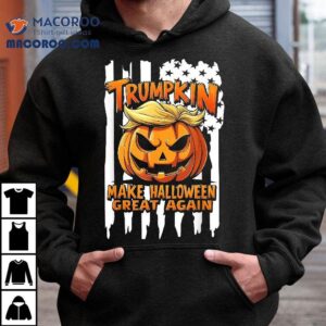 Trumpkin Make Halloween Great Again Usa Flag Funny Shirt
