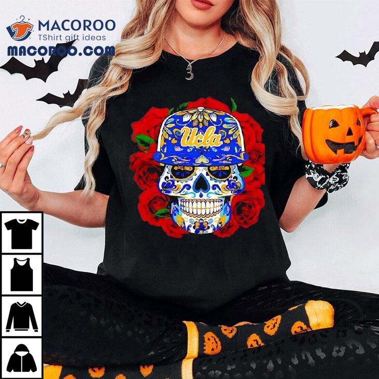 Ucla Bruins Roses Sugar Skull Shirt Ucla Bruins Roses Sugar Skull Shirt
