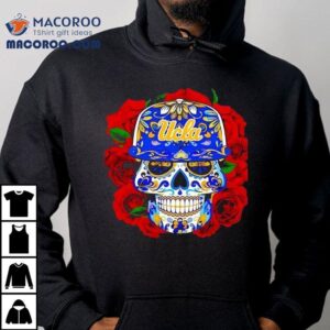 Ucla Bruins Roses Sugar Skull Shirt 2 Ucla Bruins Roses Sugar Skull Tshirt