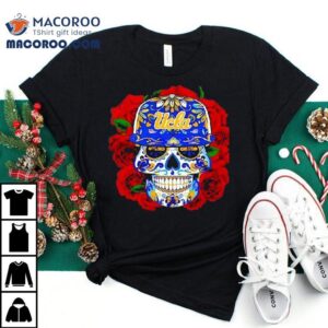 Ucla Bruins Roses Sugar Skull Shirt 3 Ucla Bruins Roses Sugar Skull Tshirt