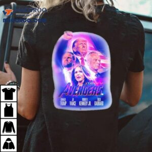 Unity Avengers Donald Trump Jd Vance Robert F Kennedy Jr Tulsi Gabbard Tshirt