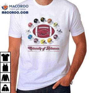 University Of Arkansas 2024 Football Schedule Shirt