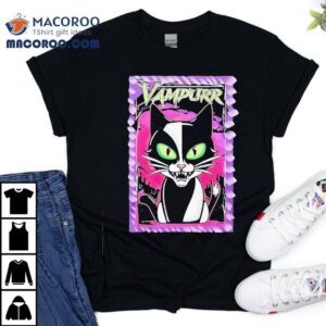 Vampurr Vampire Cat Halloween Tshirt