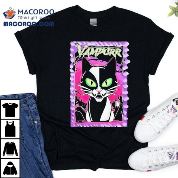 Vampurr Vampire Cat Halloween Shirt