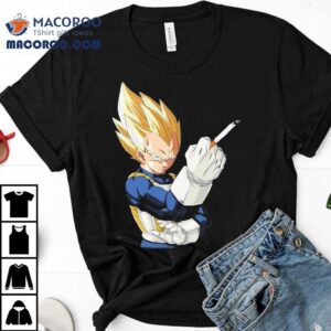 Vegeta Dragon Ball Smoking Shirt