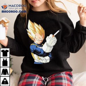 Vegeta Dragon Ball Smoking Shirt