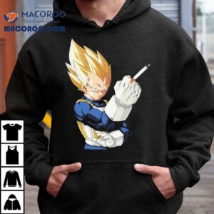 Vegeta Dragon Ball Smoking Tshirt