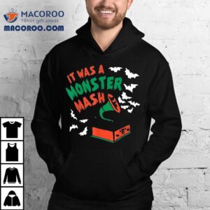 Vintage Funny It Was A Monster Mash Dark Humor Halloween Shirt
