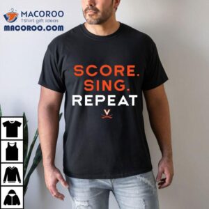 Virginia Cavaliers Score Sing Repeat Logo Shirt