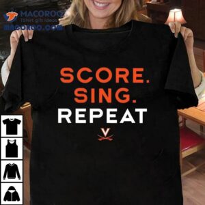 Virginia Cavaliers Score Sing Repeat Logo Shirt