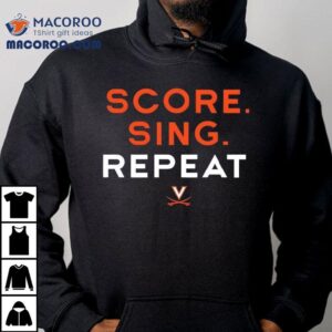 Virginia Cavaliers Score Sing Repeat Logo Tshirt